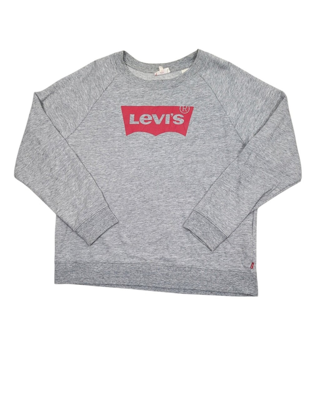 Levi's Grey Classic Logo Sweatshirt Top Size: M